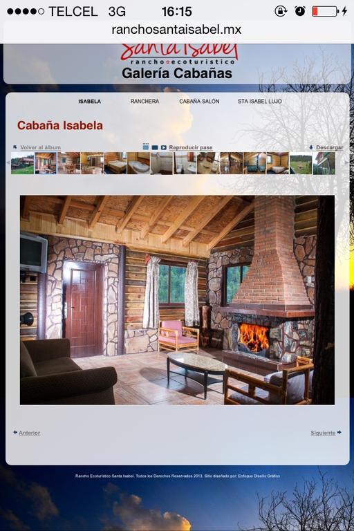 Cabanas Santa Isabel Villa Refugio Exterior foto